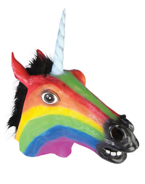 Crazy Rainbow Horse Mask