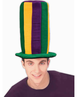 Zelo visok klobuk Mardi Gras