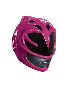 Helm Power Rangers berwarna pink untuk wanita