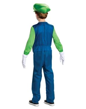 Kostum Luigi Deluxe untuk anak laki-laki - Super Mario Bros