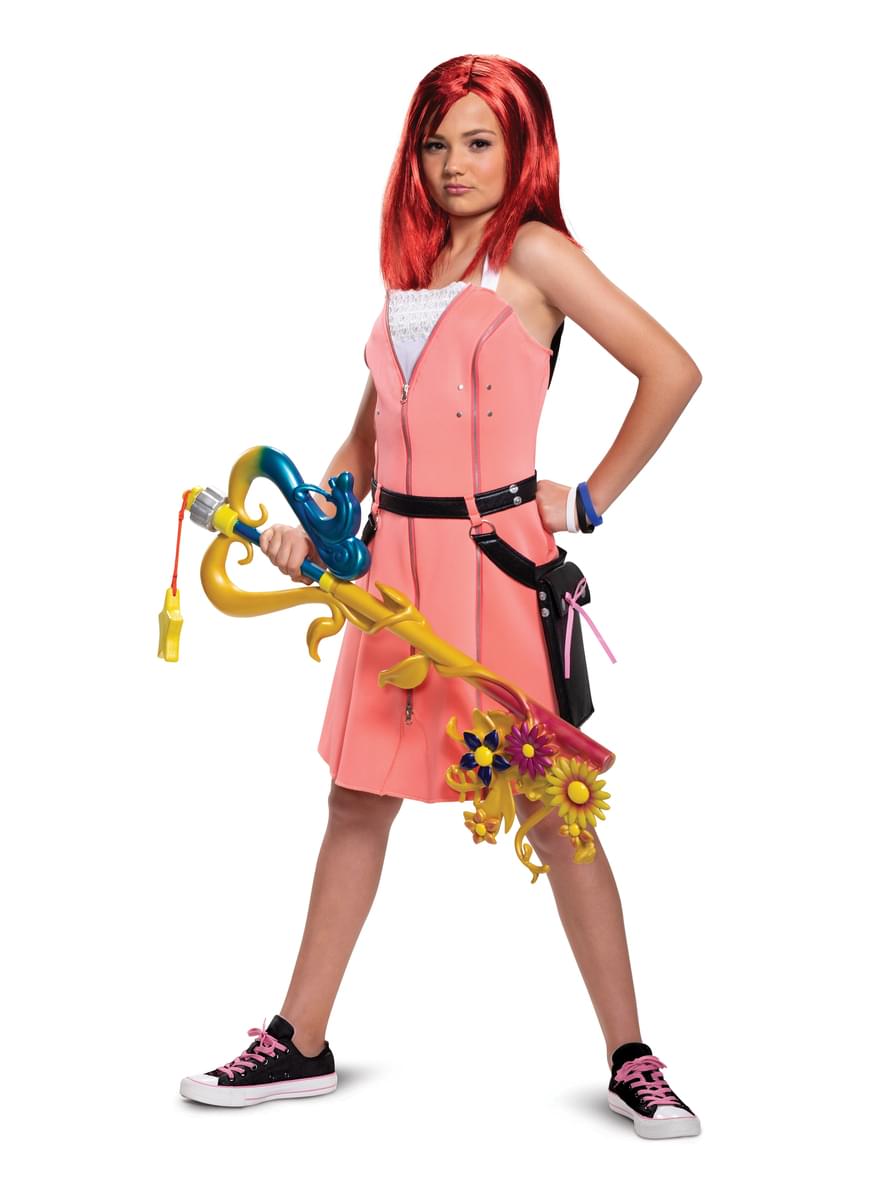Maskeraddräkt Kingdom Hearts III Kairi Deluxe informell för ungdom