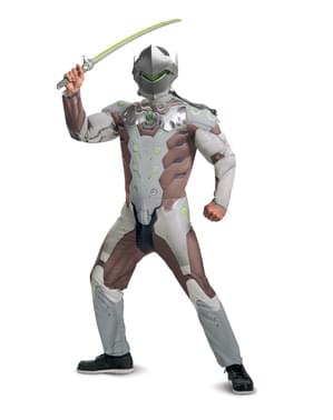 Overwatch Genji kostume fyrir karla