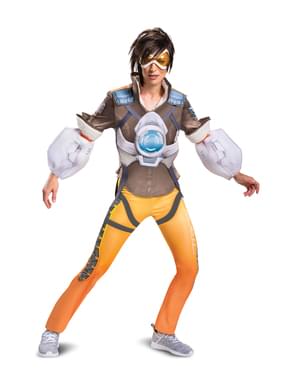 Overwatch Deluxe Tracer kostyme for kvinner