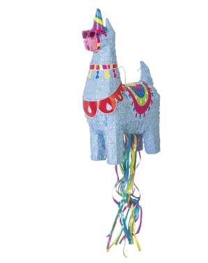 Blauwe Lama 3D Piñata