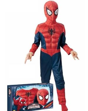 Déguisement Ultime Spiderman enfant en boîte