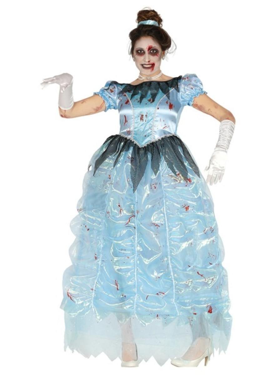 Costume da principessa della mezzanotte zombie per donna