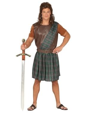 Écossais Kilt & Chapeau Traditionnel Homme Déguisement Adulte Costume pour