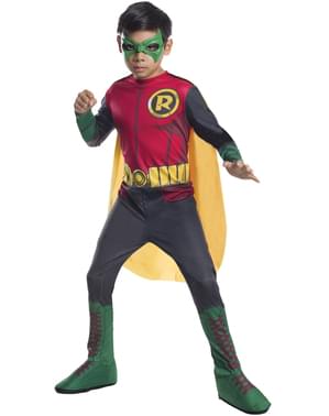 Çocuk uyanık Robin kostümü
