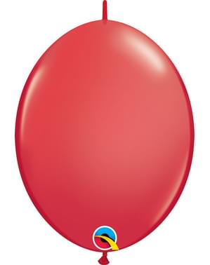 50 Link-O-Loon Balloons in Red (30.4 cm) - Quick Link Solid Colour