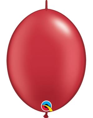 50 Link-O-Loon Balloons in Pearl Red (30.4 cm) - Quick Link Solid Colour