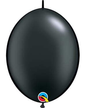 50 Link-O-Loon Balloons in Pearl Black (30.4 cm) - Quick Link Solid Colour