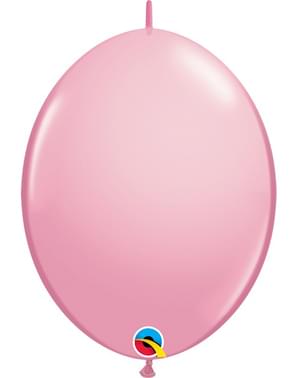 50 Link-O-Loon Balloons in Pink (15.2 cm) - Quick Link Solid Colour