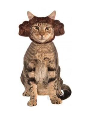 Orejas de la princesa Leia Star Wars para gato