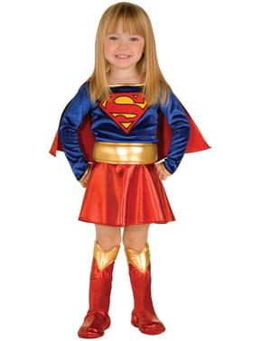 Kızlar Supergirl kostümü