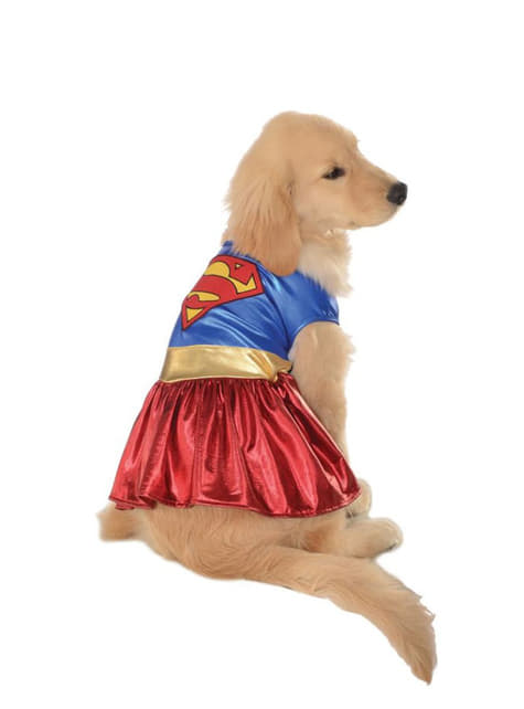 Supergirl Justice League kostume til hunde