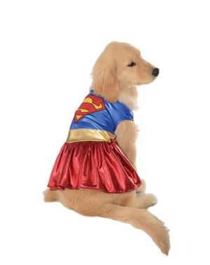 Strój Supergirl sprawiedliwa dla psów