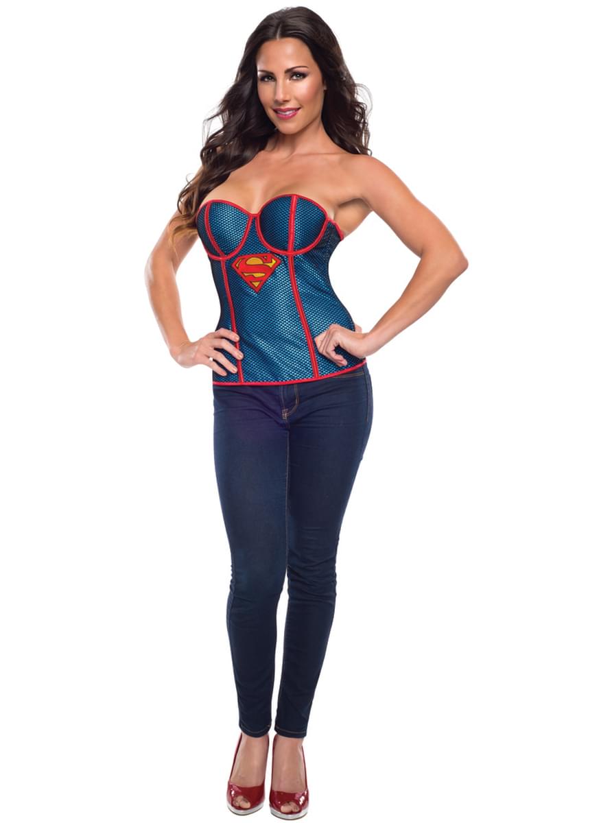Supergirl Netzkorsett für Damen