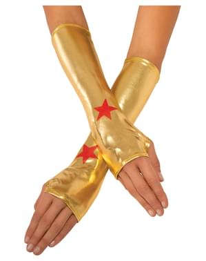 Luvas de Wonder Woman para mulher