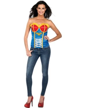 Corpete de Wonder Woman sexy para mulher