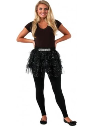 Teen girls Catwoman skirt with sequins