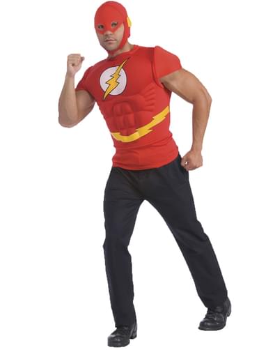 Costume Flash muscoloso DC Comics uomo