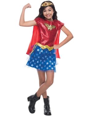Maskeraddräkt Wonder Woman DC Comics för barn