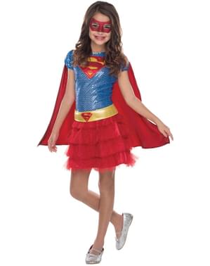 Costum Supergirl justițiară DC Comics pentru fată