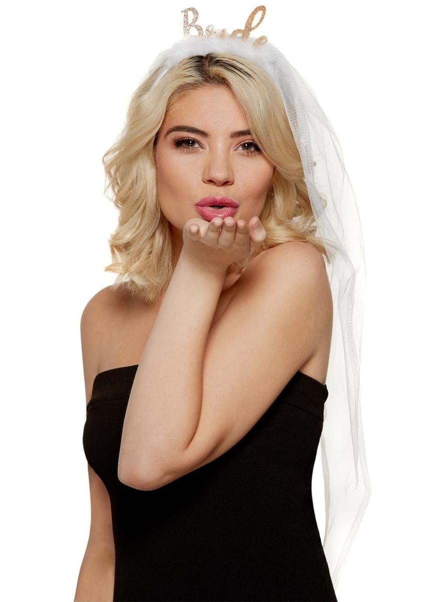 Tiara com véu 