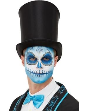 Mexican Catrina Makeup Kit for Men in Blue