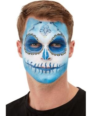 ערכת איפור Catrina מקסיקני עבור גברים בכחול