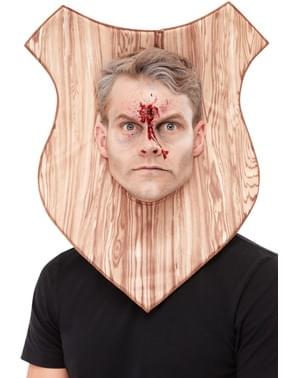 Kopf-Trophäen Maske für Erwachsene