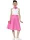 50s Pink Polka Dot Skirt for Girls