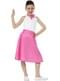 50s Pink Polka Dot Skirt for Girls