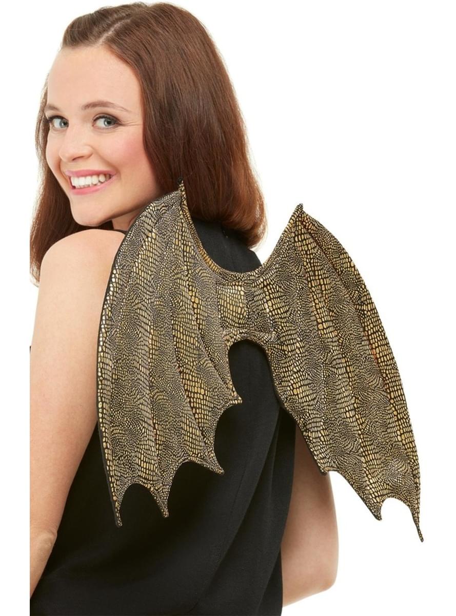 Gold Angel Wings for Adults
