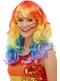 Curly Rainbow Wig for Women