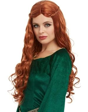 Zrzavý Medieval Princess Parochňa pre ženy