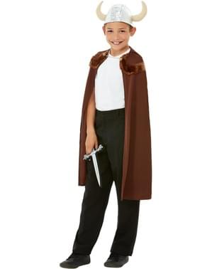 Viking Costume for Boys in Brown