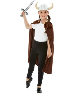 Viking Costume for Boys in Brown