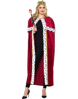 Koning Kostuum voor mannen in het rood