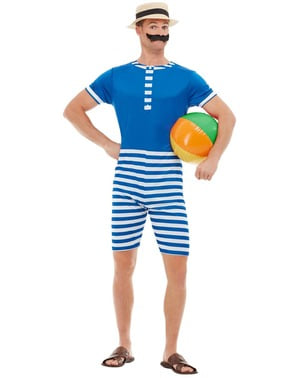 20s Swimsuit Costume for Men