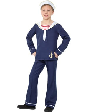 Kostum Pelaut untuk Anak Laki-laki