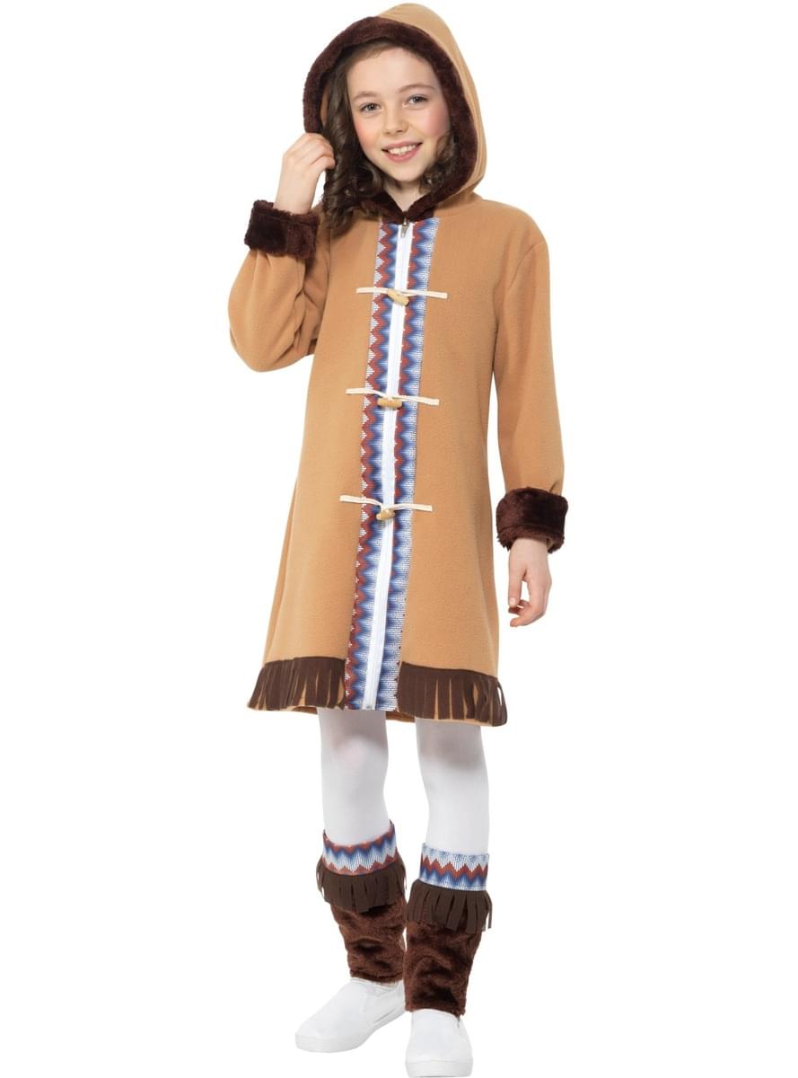 Arktisk Eskimo kostume til piger