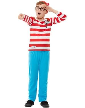 Hvor er Wally? Deluxe kostyme for barn