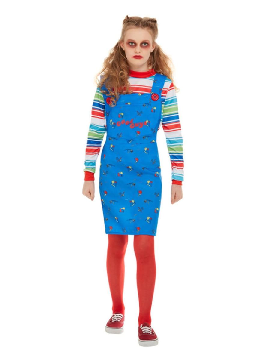 Chucky die Mörderpuppe Kostüm für Mädchen