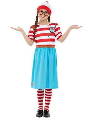 Costume Dov'è Wally? Wenda Deluxe per bambina