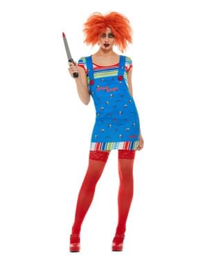 Kostum Chucky, zločni lutka za ženske
