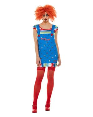 Chucky Den Onda Dockan Maskeraddräkt dam