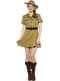 Safari Kostüm braun für Damen