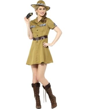 Déguisement safari marron femme