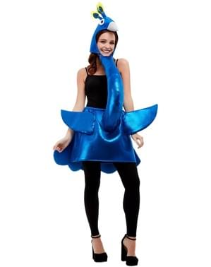 Kostum Peacock Biru untuk Orang Dewasa